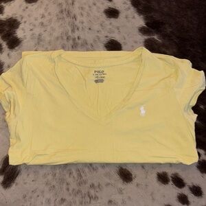 Polo by Ralph Lauren Yellow Fitted Polo T-Shirt